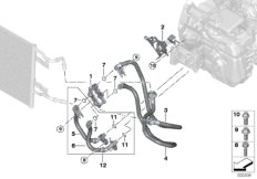 Przewód chłodnicy oleju przekładniowego (17_1046) dla BMW 2' F45 Active Tourer 225xe Act ECE