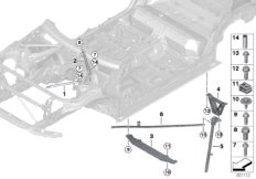 Usztywnienie nadwozia (51_A056) dla BMW X3 G08 X3 28iX SAV CHN