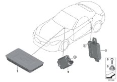 Cz.pojedyncze ładowania bezprzewodowego (84_1289) dla BMW Z4 G29 Z4 M40i Roa USA