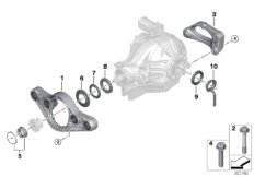 Adapter przekł. tylnej osi/ uszczelki (33_1999) dla BMW 2' F87 M2 LCI M2 Cou ECE