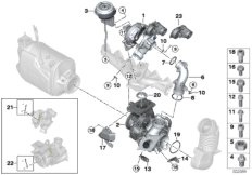 Turbosprężarka (11_6606) dla BMW 7' G11 740dX Lim ECE