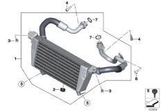 Chłodnica oleju (17_1446) dla BMW S 1000 RR 19 (0E21, 0E23) ECE