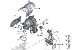 Turbosprężarka (11_8029) dla BMW X2 F39 X2 25dX SAC ECE