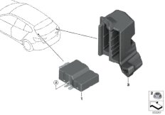 Sterownik pompy paliwowej (16_1379) dla BMW X1 F48 X1 20i SAV IND