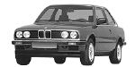 Oryginalne części samochodowe do BMW Seria 3' E30 2-drzwiowy