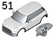 Wyposażenie pojazdu dla MINI Cabrio F57 LCI Cooper S Cabrio ECE
