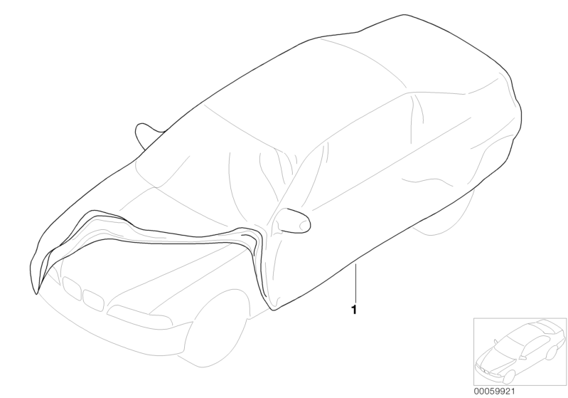Pokrywa  (03_3923) dla BMW 5' G30 LCI 530dX Lim ECE