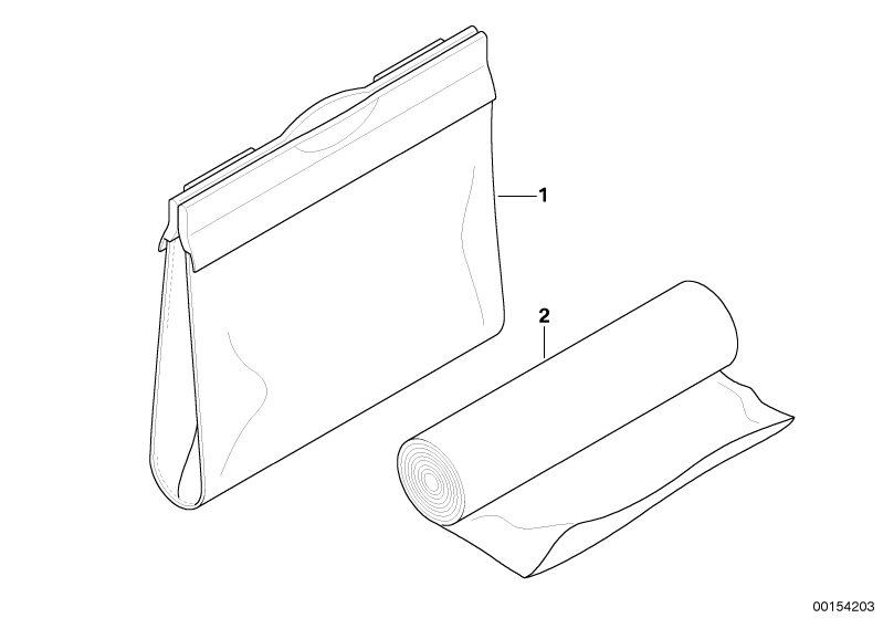 Clean Bag  (03_3618) dla BMW 3' F34 GT LCI 320iX Gra ECE