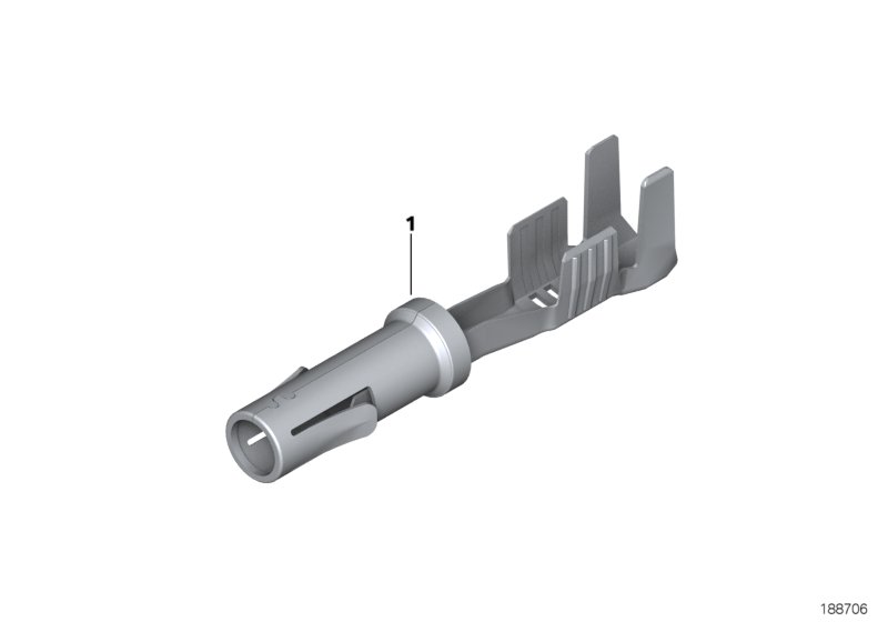 Syst. wtyczek okrągłych / D 1,5 mm  (61_2452) dla BMW 3' F34 GT LCI 320dX Gra ECE