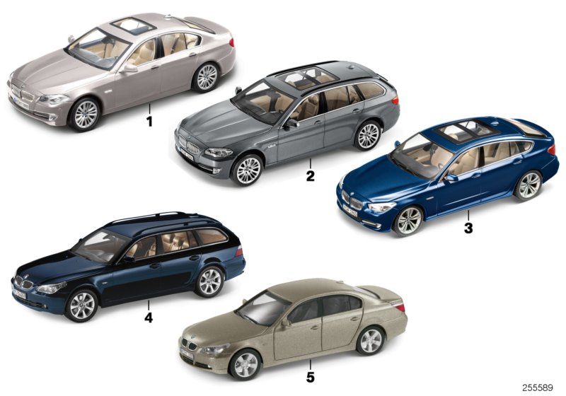 BMW Miniaturen - BMW 5er Reihe 2010/11  (80_0599) dla BMW 5' G30 LCI 520d Lim ECE