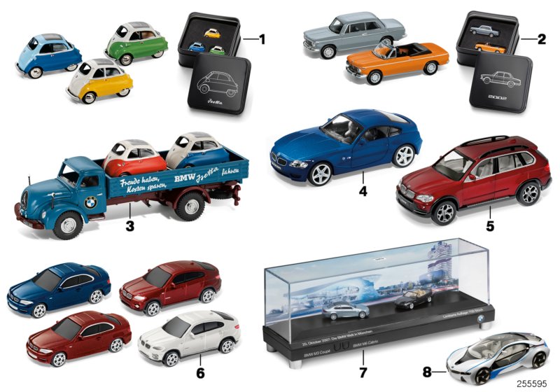 BMW Miniaturen - Sets 2010/11  (80_0603) dla BMW X3 G01 LCI X3 30dX SAV ECE