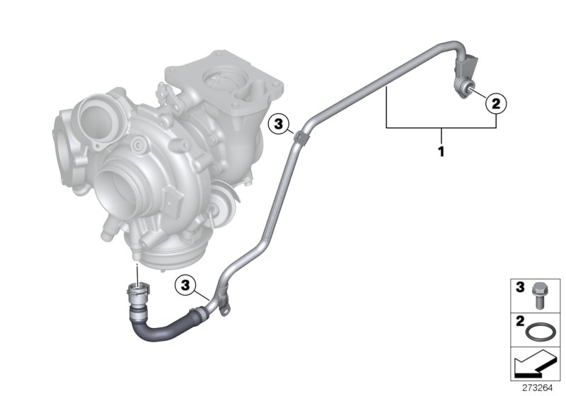 Układ chłodzenia turbosprężarki  (11_5086) dla BMW 4' F33 LCI 435dX Cab ECE