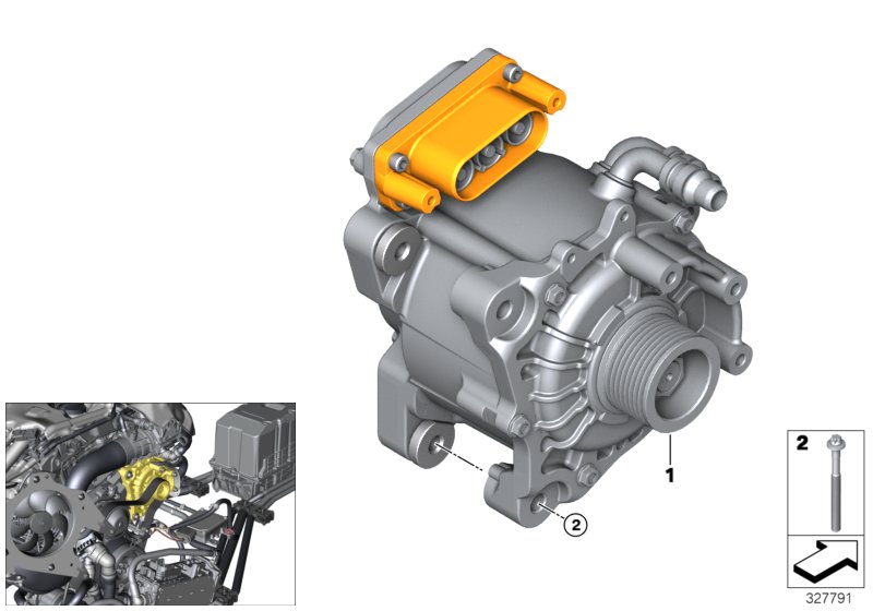 Generator rozrusznika  (12_1800) dla BMW i i8 I12 LCI i8 Cou ECE