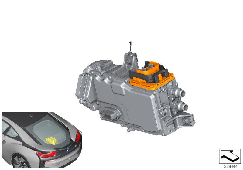 Sterownik główny REME  (12_1802) dla BMW i i8 I12 LCI i8 Cou ECE