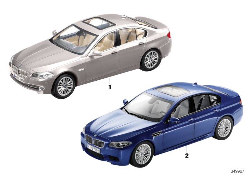 Miniatury BMW - BMW serii 5, 2013/14  (80_0845) dla BMW X6 G06 X6 40iX SAC ECE