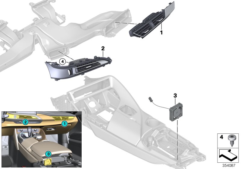 Wylot powietrza  (64_2025) dla BMW i i8 I15 i8 Roa ECE