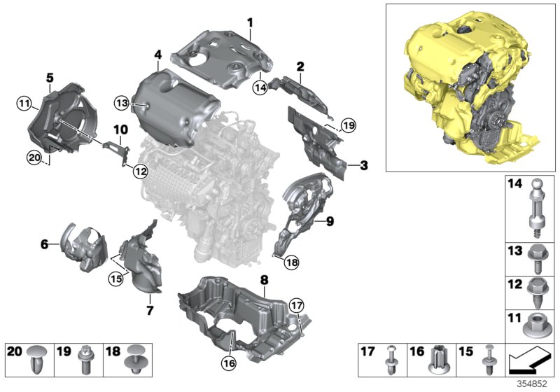 Akustyka silnika  (11_5402) dla BMW i i8 I15 i8 Roa ECE