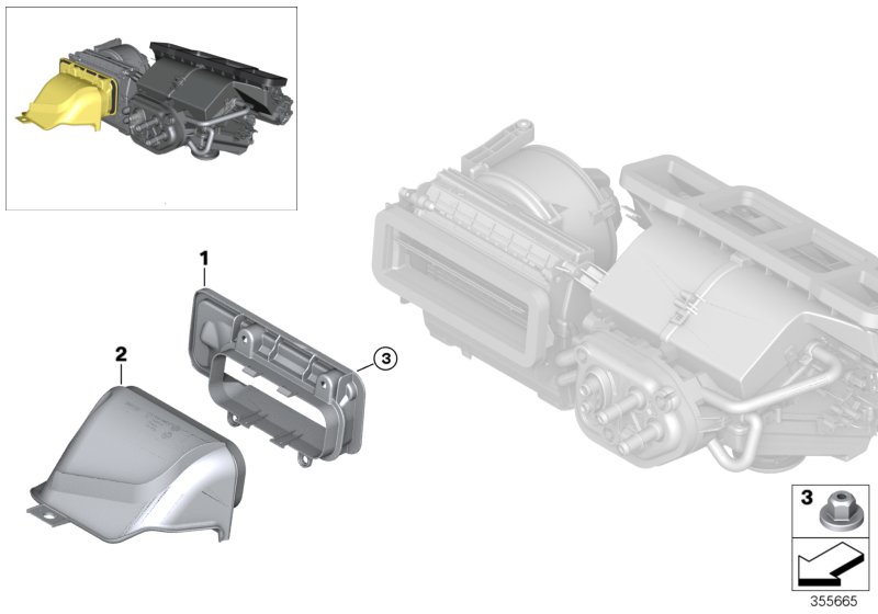 Elementy dod. ogrzew./klimatyzacji  (64_2026) dla BMW i i8 I15 i8 Roa ECE