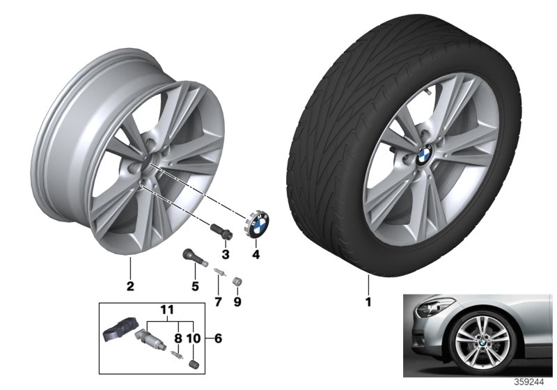 Obr. BMW, st. le. podw. spr. 385  (36_1931) dla BMW 2' F23 LCI M240i Cab ECE