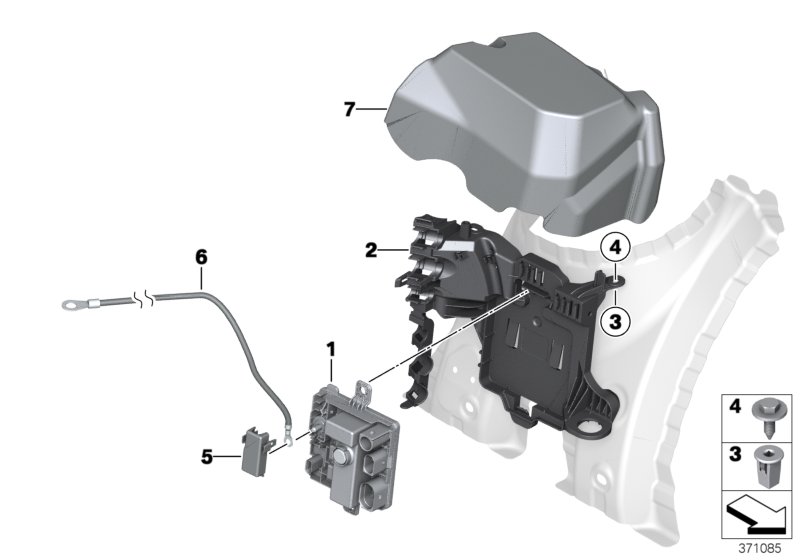 Zintegrowany moduł zasilania  (61_5468) dla BMW 2' F87 M2 LCI M2 CS Cou ECE