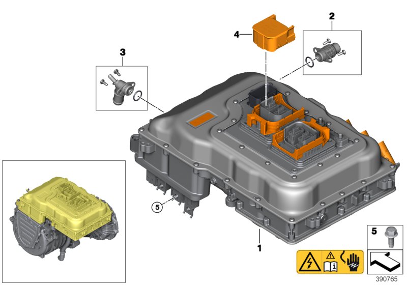 Sterownik maszyny elektrycznej  (12_2583) dla BMW i i8 I12 LCI i8 Cou ECE