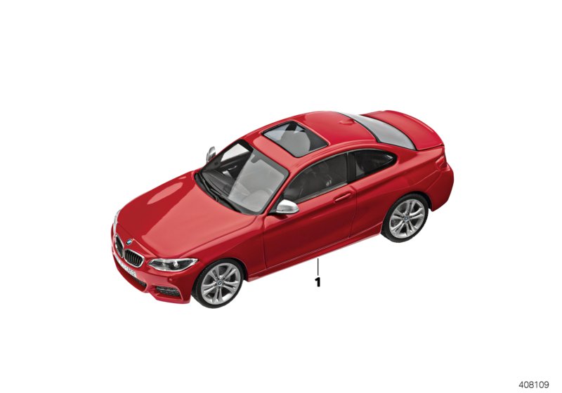 BMW Miniaturen - BMW 2er Serie 14/16  (80_0966) dla BMW X6 G06 X6 40iX SAC ECE