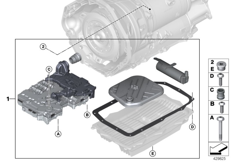 GA8HP75Z Mechatronika  (24_1523) dla BMW 5' F90 M5 M5 Lim ECE