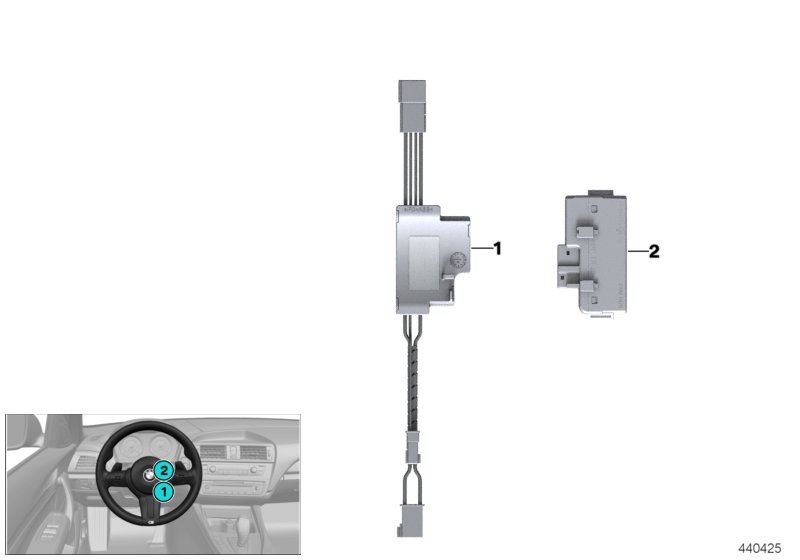 Sterownik elektroniki kierownicy  (61_4417) dla BMW X1 F48 LCI X1 20iX SAV ECE