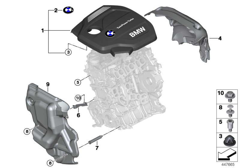 Akustyka silnika  (11_6353) dla BMW 2' F45 Active Tourer LCI 216d Act ECE