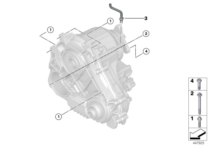 Skrzynia biegów, mocowanie / odpowietrz  (27_0134) dla BMW 8' G15 M850iX Cou ECE