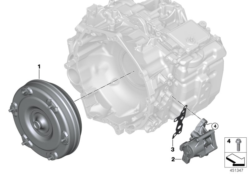 GA6F21AW Przekł. hydrokin./ pompa oleju  (24_1623) dla BMW i i8 I15 i8 Roa ECE