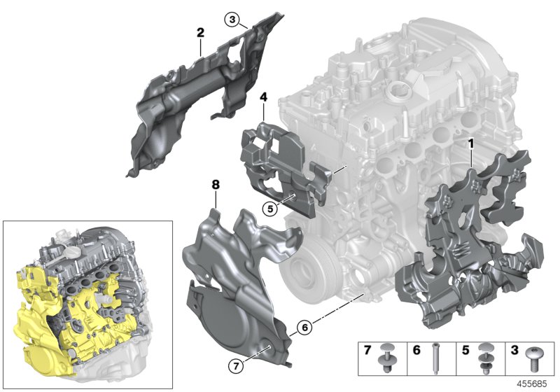 Akustyka silnika  (11_6393) dla BMW X3 G01 LCI X3 20i 1.6 SAV ECE