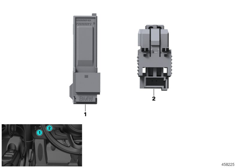 Przełącznik światła hamowania, sprzęgła  (61_3301) dla MINI F56 LCI JCW 3-drzwiowy ECE