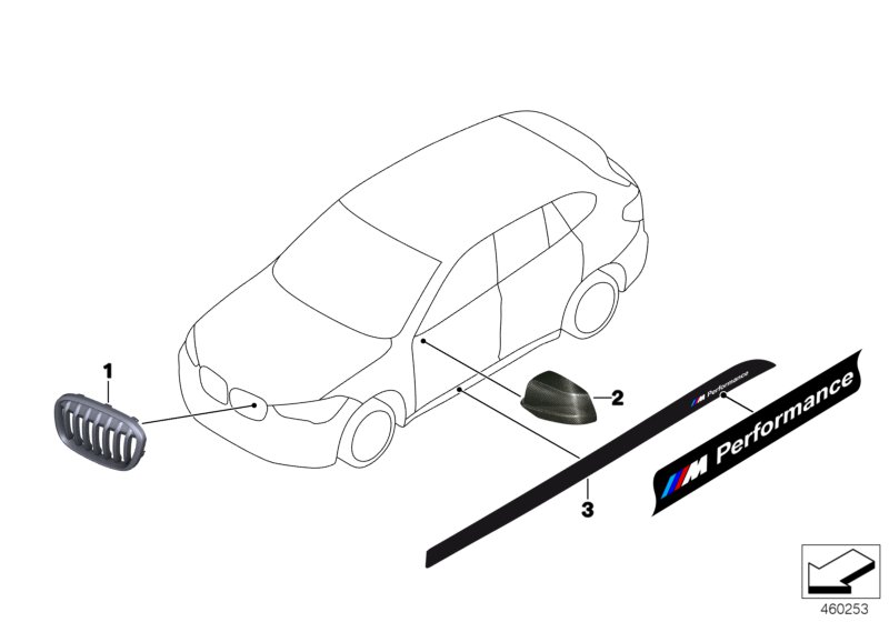 Wyp.dod.popraw.aerodyn.M Performance  (03_0181) dla BMW X1 F48 LCI X1 20i SAV ECE
