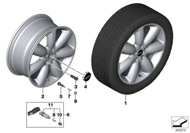 Obr.MINI st.lek.Star Spoke 521 - 18