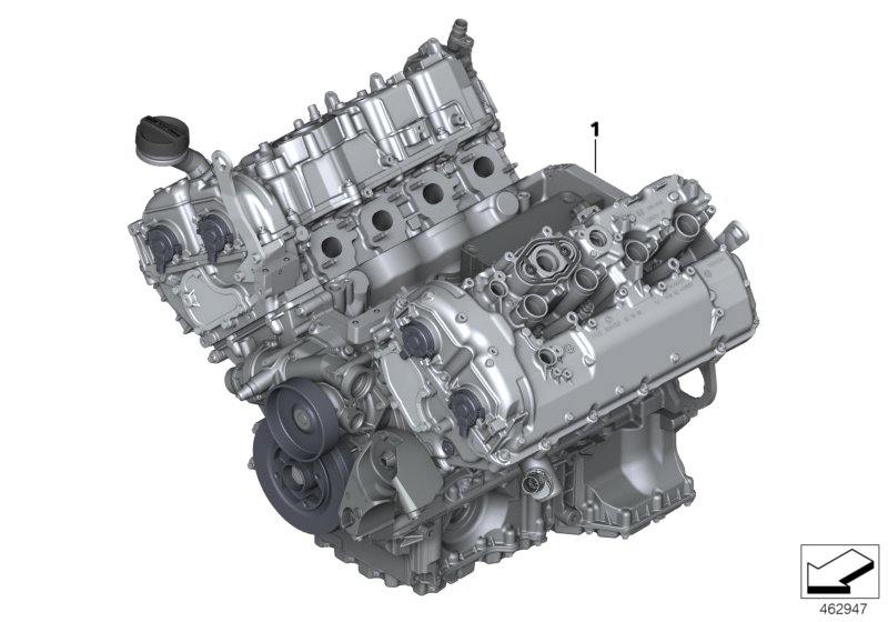 Zespół napędowy silnika  (11_7343) dla BMW X7 G07 X7 M50iX SAV ECE
