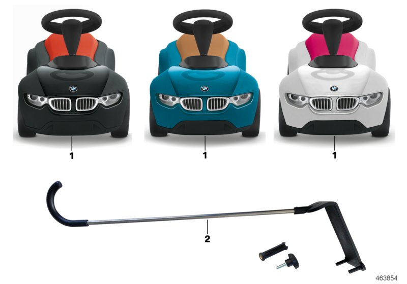 Części zamienne BMW - Baby Racer III  (80_1022) dla BMW 5' G30 LCI 530d Lim ECE