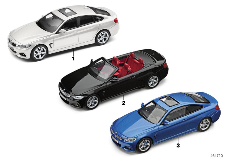 BMW Miniaturen - BMW 4er Serie 14/16  (80_0961) dla BMW X4 G02 LCI X4 30iX SAC ECE