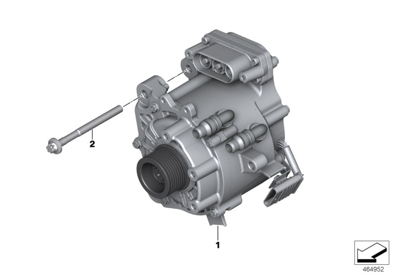 Generator rozrusznika  (12_2063) dla BMW X1 F48 LCI X1 25eX SAV ECE