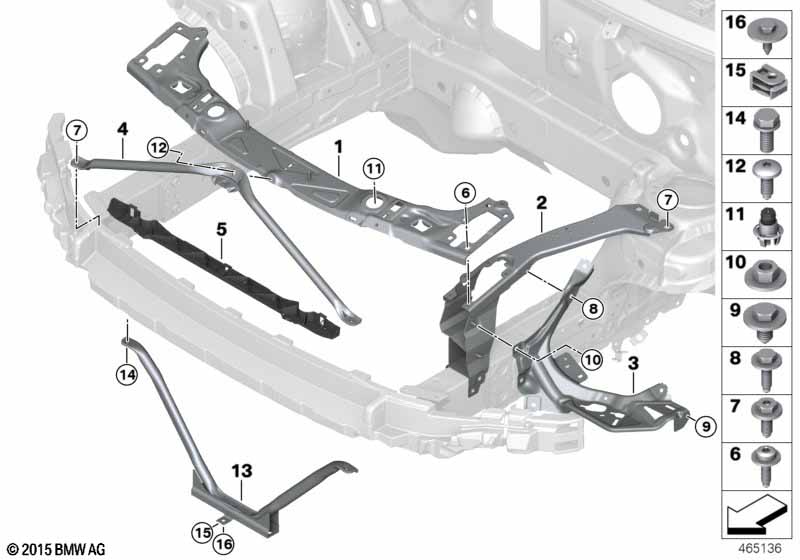 Wzmocnienie czołowe  (51_3775) dla MINI Cabrio F57 LCI Cooper S Cabrio ECE