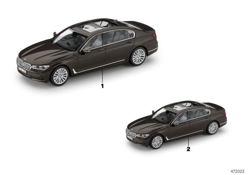 BMW miniatury - Seria 7 16-18  (80_1067) dla BMW X6 G06 LCI X6 M60iX SAC ECE