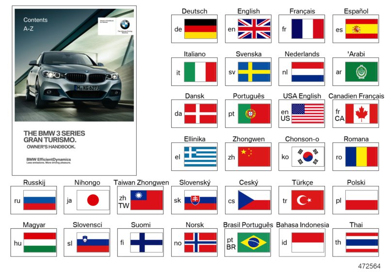 Instrukcja obsługi F34  (01_1178) dla BMW 3' F34 GT LCI 320i Gra ECE