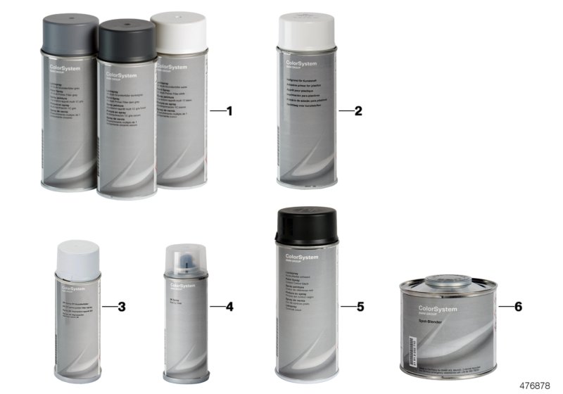 Spray lakierniczy specjalny  (83_0668) dla BMW 4' G26 Gran Coupé 420i Gra ECE