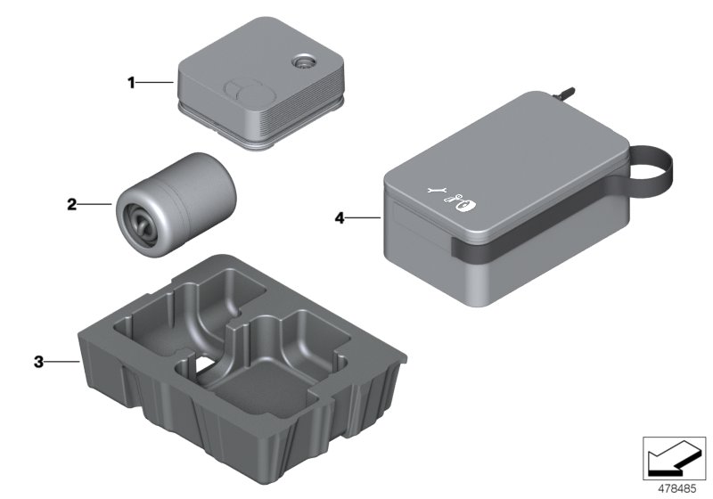 Mobility System  (71_1517) dla BMW 6' G32 GT 640dX Gra ECE