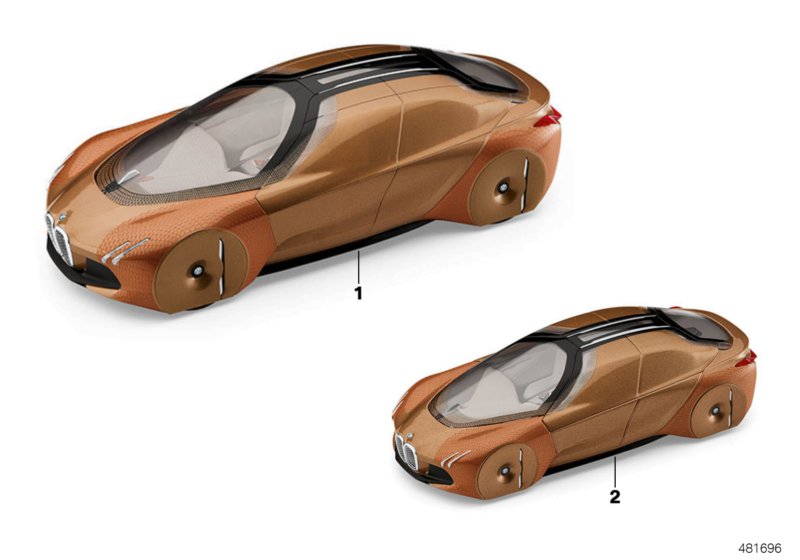 BMW Miniaturen - Vision next 100  (80_1145) dla BMW X4 G02 LCI X4 30iX SAC ECE