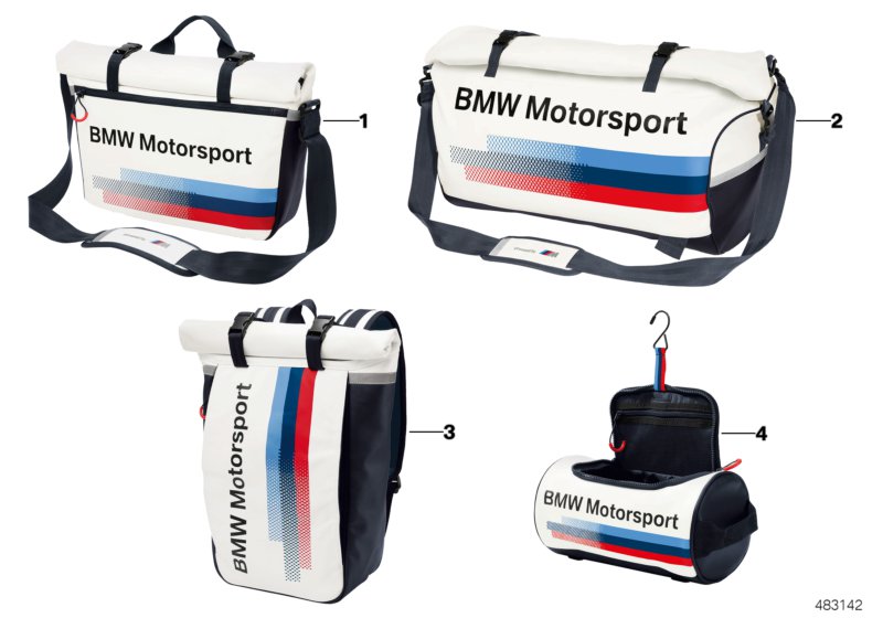 BMW M Sport bagaż 17/19  (80_1159) dla BMW 8' G16 Gran Coupé BMW ALPINA B8 Gra ECE