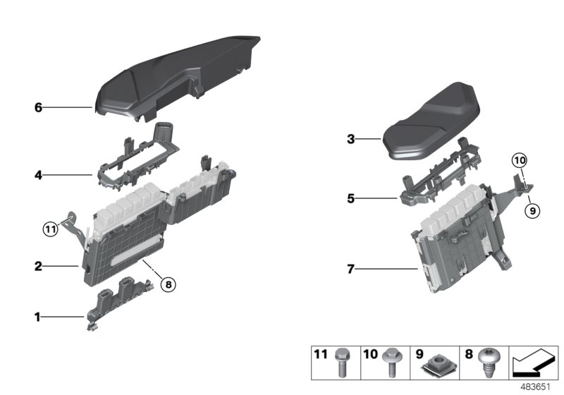 Skrzynka sterowników  (12_2191) dla BMW 5' F90 M5 LCI M5 Lim ECE