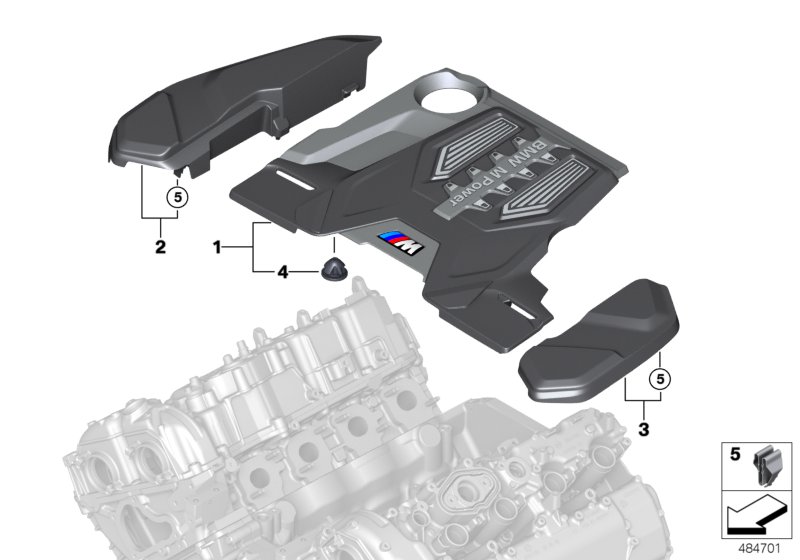 Akustyka silnika  (11_6934) dla BMW 8' F91 M8 M8 Cab ECE