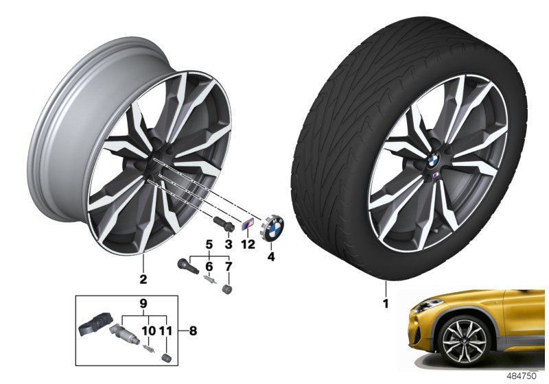 BMW st.lekki M Double Spoke 717M - 20