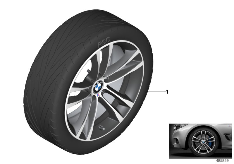 BMW st.lekki M Double Spoke 598M - 19